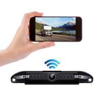 USA Wireless License Plate Mini Rear View Camera