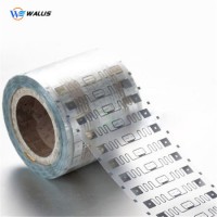 Hf UHF Chip Dry Inlay Roll Lf Copper Coil 125kHz RFID NFC Label Tag  Cmyk Print White PE Sheet Elect