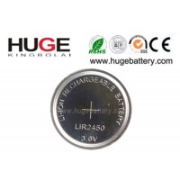 3.6V Rechargebale Li-ion Button Cell Battery (LIR2450)