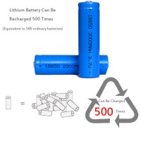 18650 Cylindrical Battery 3.7V 2000mAh Lithium Ion Polymer Battery