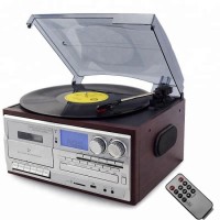 Gramophone USB Tape Player with Nostalgia 7 in 1 Music System