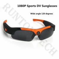 Rt-316b Smart HD Wide Angle Sunglasses Mini Video Camera Glasses for Outdoor