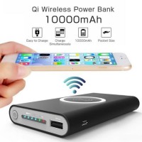Universal Lithium Battery Portable Mobile Power Bank 10000mAh RoHS Slim Wireless Powerbank for iPhon