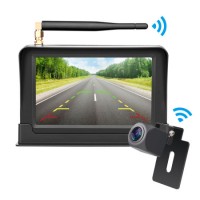 Wireless 5 Inch Monitor Rear View Night Vision Waterproof Backup Camera and Monitor System