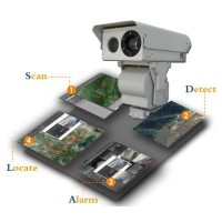 6 Km Fire Detection Surveillance Scan Cameras