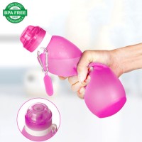 Stylish Durable Non-Toxic Silicone Sport Water Bottle for Running