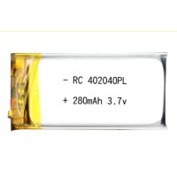 Good Quality 280mAh Li-Po Rechargeable Lithium Battery