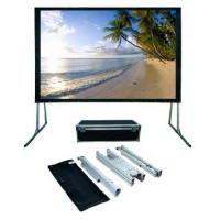120 Inch 16: 9  Foldable Outdoor Portable Light Weight Front/Rear Projection Movie Screen