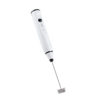 Milk Frother Stainless Steel Electric Handheld Wand with Stand and Brush