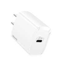 Usams New Mini 20W Pd Wall Charger Type-C Fast Charging for iPhone 12