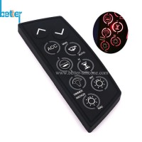 Laser Carving/Engraved/Engraving Illuminated Rubber Silicone Buttons/Keypad Keyboard