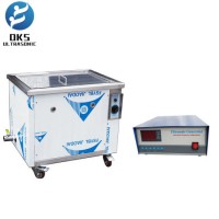 Industrial Ultrasonic Cleaning Machine 4000W with Basket and Casters 28K Ultrasound Cleaner