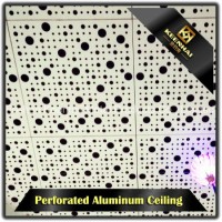 Design Perforated Square Aluminum Punching Panel Ceiling (KH-MC-P2)