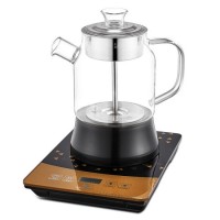 Electric Automatic and Manual Steam Heating Glass Tea Maker Machine Kettle