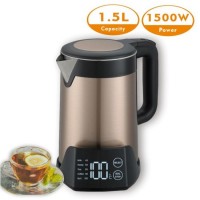 Hot Tea Kettle with Anti-Scald Temperature Control 100% Stainless Steel BPA-Free Also for Coffee