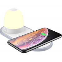 10W Mobile Phone Wireless Charging Magnetic LED Night Light Table Lamp LED Night Lamp with Human Ind