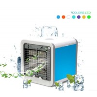 Yake USB Mini Portable Air Conditioner Humidifier Purifier Multi-Colors Light Air Cooler Fan