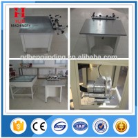 Stainless Steel Manual Suction Screen Printer for Fabric and Garment