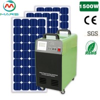 Supplier Solar Power Home Kits Portable Mobile Home with Built-in Rechargeable Battery 1.5kw