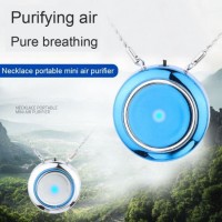 Small Personal Air Purifier Necklace USB Air Cleaner Portable Negative Ion Generator Personal Air Fr