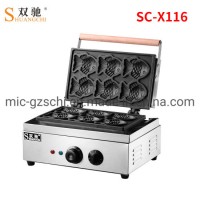 Korean Style Fish Cake Waffle Machine Maker Kitchen Equipment Commercial Use