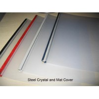 Hot Glue Thrmal Binding Steel Crystal Covers