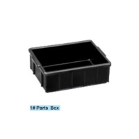 ESD PCB Storage Box Circulation Box with Slot Panel ESD Container for PCB Component Storage