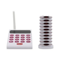 Wireless Long Range Restaurant Calling Coaster Pager Paging Waiter System Kl-QC03