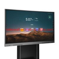 75" 4K Android Infrared LCD monitor interactive white board touch screen DV18