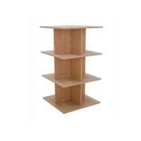 Four Layers Four Way Stand Wooden Shelf Multiple Sizes Are Available