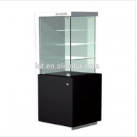 Customized Wooden MDF Display Glass Cabinet for Wine Bottle/Book/Watch/Jewelry/Lens/Earmuffs