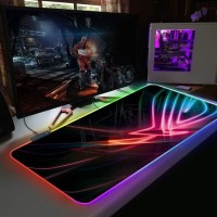 Yugland Gaming Mouse Pad Large Gamer Mouse Mat with Backlit RGB Computer Mousepad