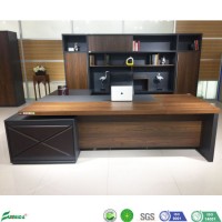 Modern Luxury Wooden Standing Computer Desk Office Executive Desk
