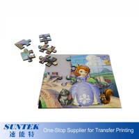 Square Sublimation Puzzle  Blank Sublimation MDF Puzzle Jigsaw  Wooden Blank Puzzle Game 25PCS