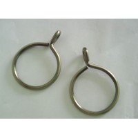 Iron Plating Curtain Rod Ring with Hook