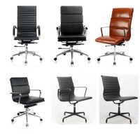 Leather Modern Office Furniture Ergonomic Executive Fabric Meeting Swivel Staff Task Eames Office Ch