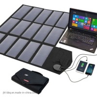18V100W Folded Solar Charger with Sunpower High Light Focusing Solar Panels for Mobile Phone  iPad