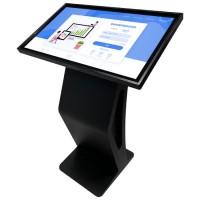 Remote Control Fire Cannon Floor Stand Digital Signage Kiosk Network WiFi Touch Screen All in One