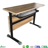 MFC Wood School Training Table with Stronger Metal Frame