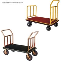 Shenone New Supplier Promotion Stainless Steel Luggage Trolley for Hotel