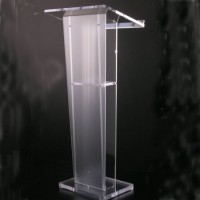Modern Design Clear Acrylic Podium Pulpit Lectern Lucite Lectern Plexiglass Church Pulpits