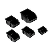 Black Industrial ESD Cleanroom Plastic Antistatic Trays for PCB and Electronic Storage