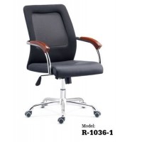 Hot Sale PU Genuine Leather MID Back Office Chair (R-1036-1)