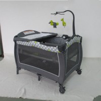 Factory Best Selling Foldable Baby Cot Baby Cribs  Kids Bedroom Furniture Portable Baby Cot Rocker/