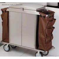 Shenone Commercial Hotel Room Housekeeping Cart Cleaning Service Cleaning Trolleys