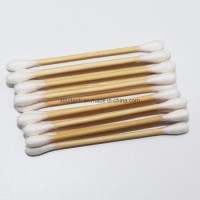 3 Inch Dual Cotton Swabs Wood Cotton Buds for Healthcare and Cosmetics in Beauty Remover