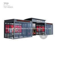 Multi-Functional Steel Structure Advertising Outdoor Air Condition Bus Shelter