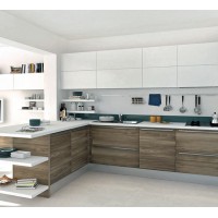 Custom Made PVC Modern Kitchen Furniture