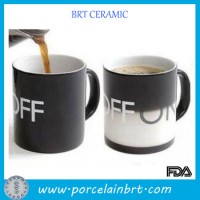 Personalized off-to-on Ceramic Custom Magic Color Changing Mug