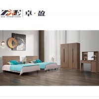 Modern Home Furniture Wooden MDF House Use Apartment Villa Single Room Bedroom Furniture